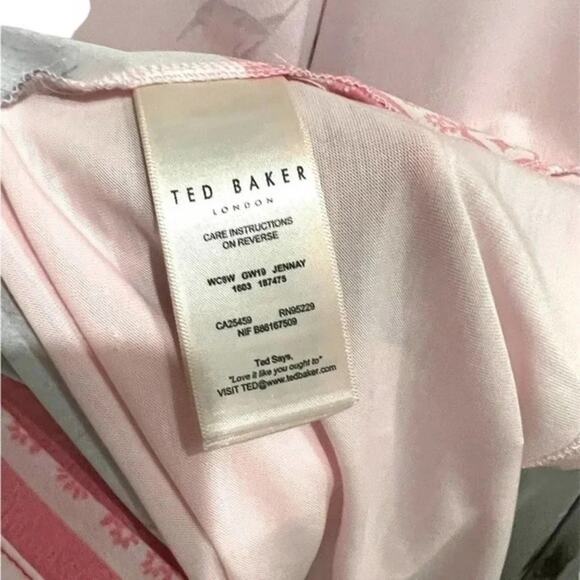 Ted Baker Jennay Lake of Dreams Tee Size 4 - Picture 9 of 9